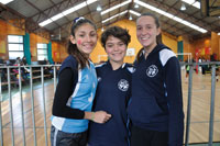 Beatriz Novoa, Almendra Flores y Valentina Prater.