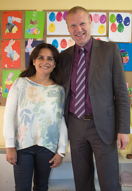 publi-colegio aleman-Director y subdirectora de ciclo preescolar