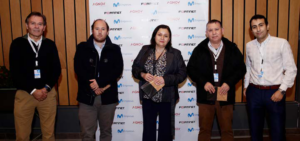 Jaime Olivares, Sebastián Goldsack, Marcela Caro, Osvaldo Castro y Leonardo Bravo.