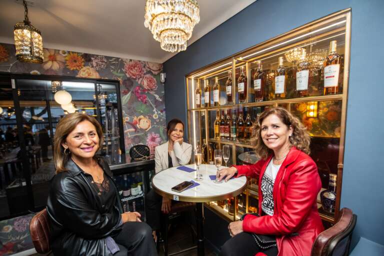 Karina Benass, Gladys Romero y Claudia Abarca.