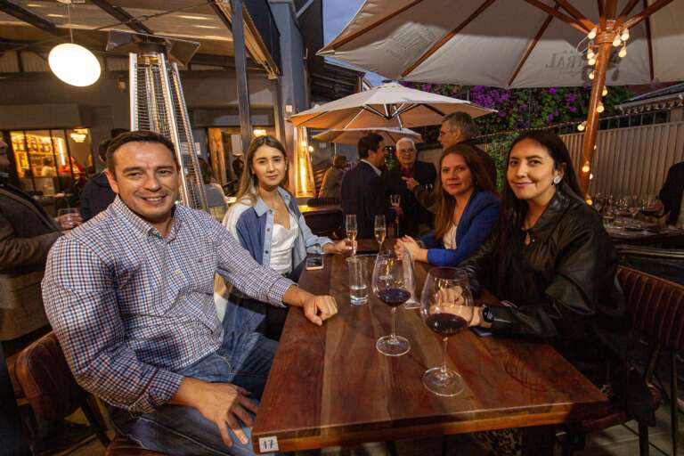 Juan Paulo Lavín, Lorena Hormazábal, Claudia Román y Priscila Corral.