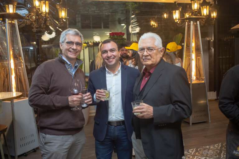 Jorge Sepúlveda, Ítalo Ortiz y Luis Sepúlveda.
