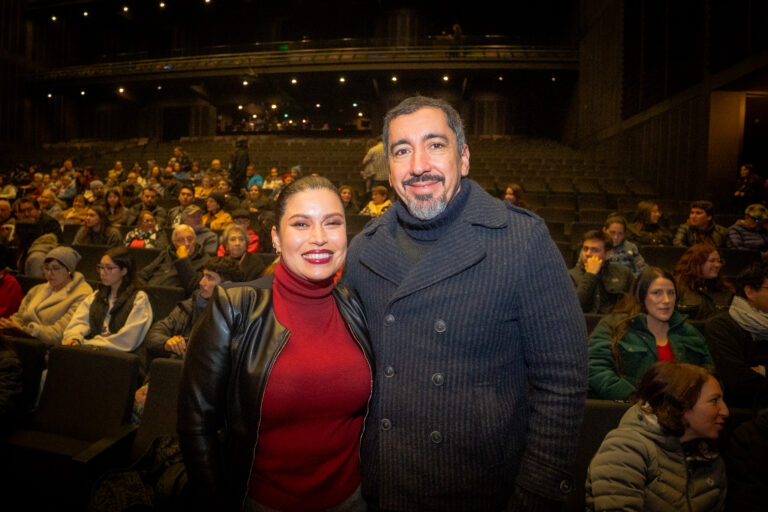 Michelle Sánchez y Rolando Labrín.