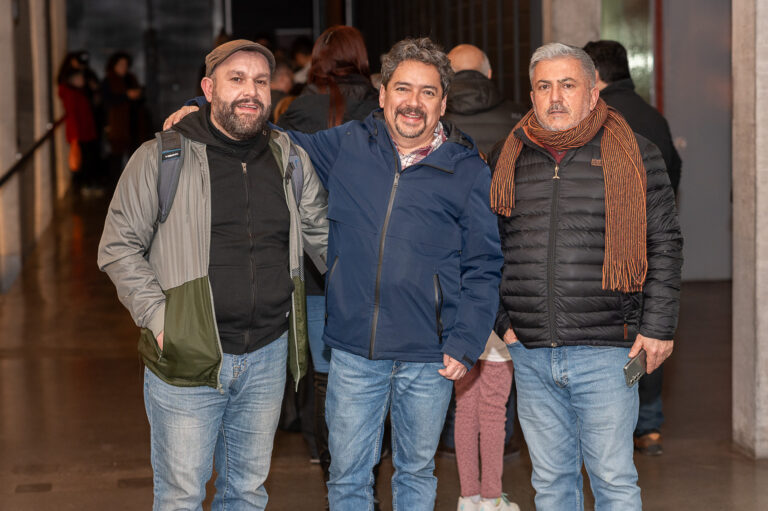 Juan Molina, Felipe Moreno y Julio Padilla.
