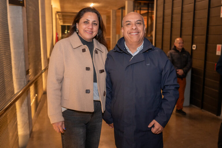 Alejandra Torres y Claudio Concha.
