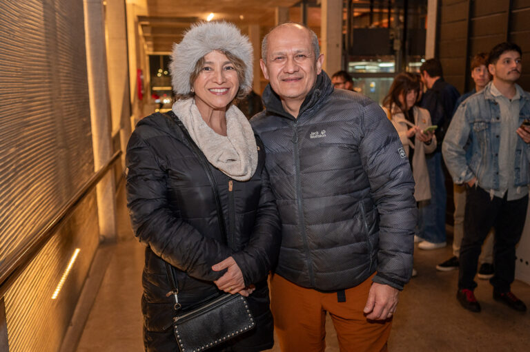 Tania Contreras y Claudio Báez.