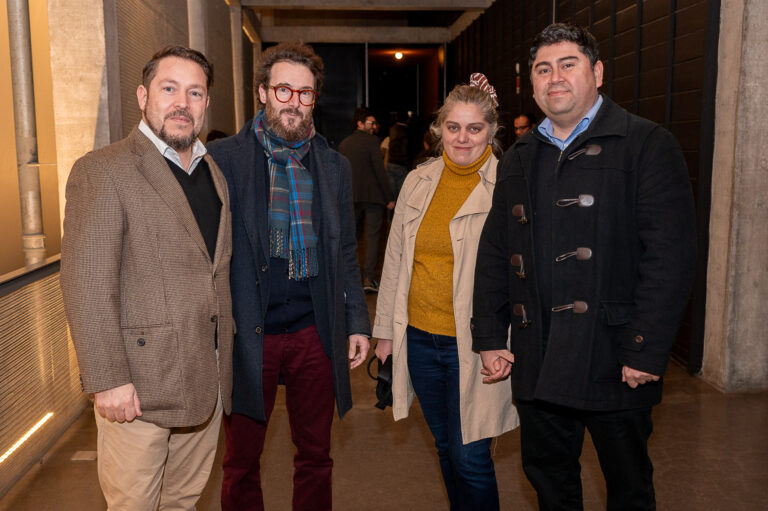 Alexis Pérez, David Caralt, Narriman Zañartu y Marcelo González.