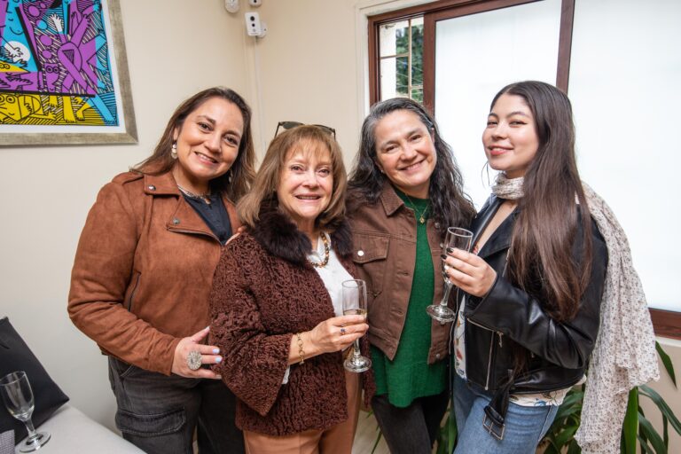 Fabiola Vallejos, Cecilia Mejías, Dayana González y Antonia Barahona.