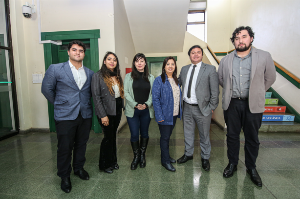 Daniel Vega, Sandra Jara, Johana Jara, Graciela Sandoval, Dr. Fredy Troncoso y Matías Órdenes.